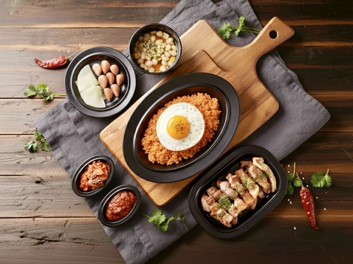 김치볶음밥 한상차림