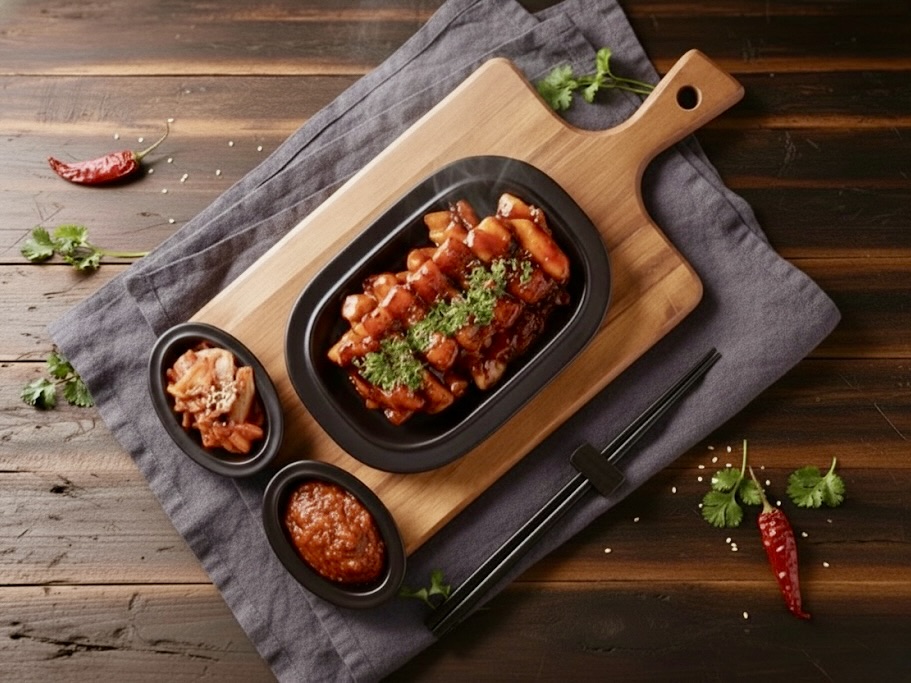 양념삼겹 (고기만)